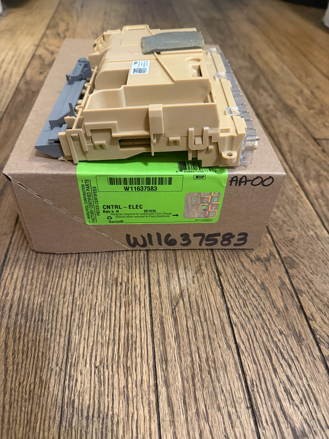 Whirlpool dishwasher new control board installed — City Park, Denver